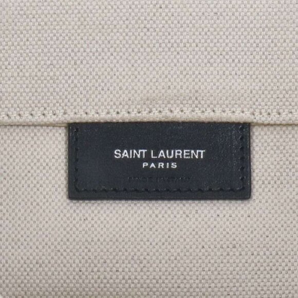 Saint Laurent Paris Thin Large Sac De Jour Canvas Tote Bag - Picture 5 of 5